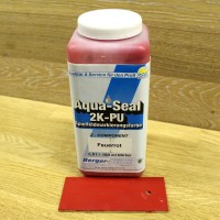 2-х компонентная краска красная для нанесения разметки "Aqua-Seal 2K-PU Spielfeldmarkierungsfarbe"