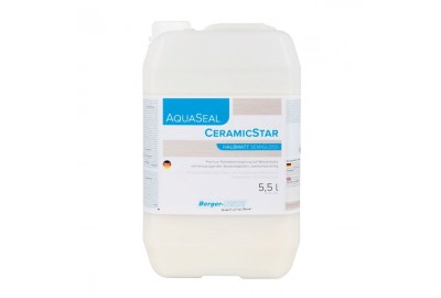 Двухкомпонентный полиуретановый лак на водной основе c ускоренным временем высыхания «Berger Aqua-Seal CeramicStar» 5,5л.