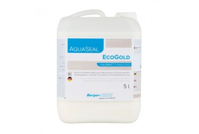 Однокомпонентный акрилово-полиуретановый лак на водной основе «Berger Aqua-Seal EcoGold» 5л.