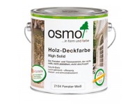 Белая краска для окон и дверей OSMO Holz-Deckfarbe 0.75л