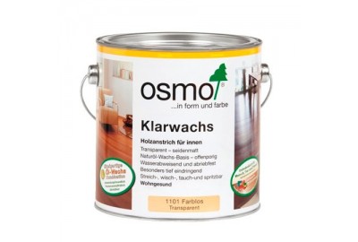 Масло с воском для твердых пород древесины «OSMO Klarwachs» 2.5л