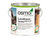 Непрозрачная краска на основе масел для наружных работ OSMO Landhausefarbe желтая ель 2.5л