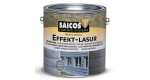 Специальная краска для деревянных фасадов с эффектом металлика SAICOS Effekt-Lasur эффект золота 2.5л