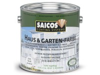 Непрозрачная краска для наружных и внутренних работ на основе масел SAICOS Haus&Garten-Farbe темно-коричневый 2.5л